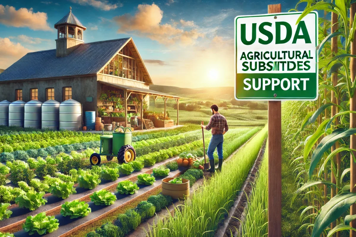 Organic Farm Startup Subsidy USA